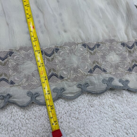 Johnny Was Women's Boho Floral Embroidered SS Tunic Blouse Top, Size M - Picture 9 of 10